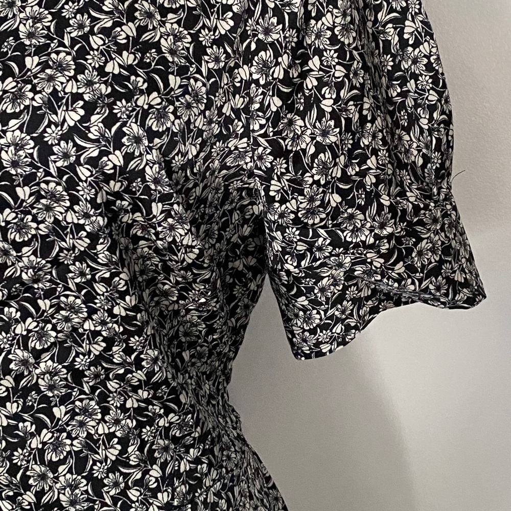 H&M Floral Short Sleeve Spring Summer Dress - Picture 6 of 16
